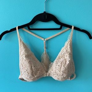 Tan racerback bralette